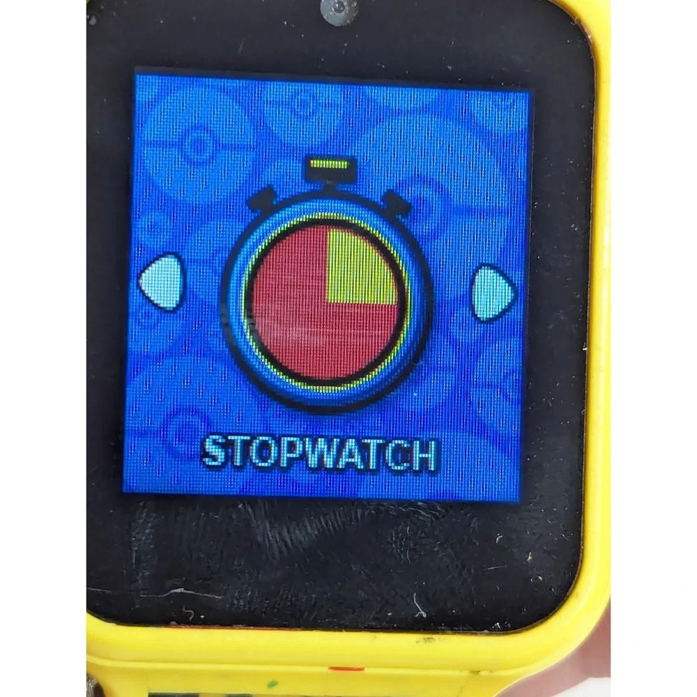 Pokemon Pikachu Poses Interactive Kid's Metal Smart‎ Watch Yellow Black Figure